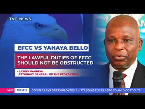 EFCC vs Yahaya Bello: The Lawful Duties of EFCC Should Not be Obstructed