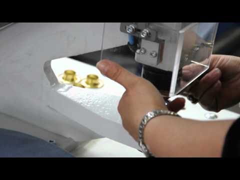 Micron MC-35 # 7 Rolled Rim Grommets & Spur Washer Installation