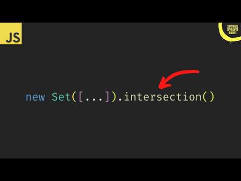 New JavaScript "Set Methods" are here!