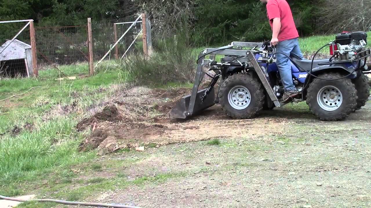 Honda atv front end loader #2