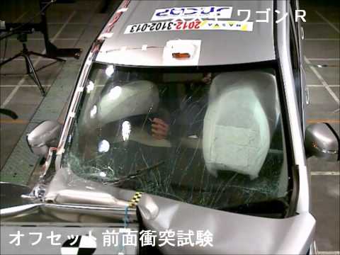 Video Crash Test Suzuki Waggon R 2003 - 2007