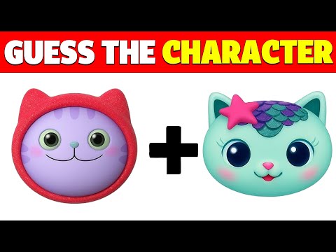 GUESS GABBY’S DOLLHOUSE MOVIE Characters by EMOJIS! 💖🐱 | Fun Emoji Quiz Challenge! Dj Catnip, Mercat