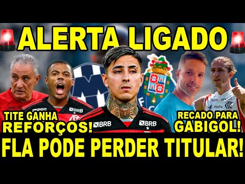 ALERTA LIGADO! FLA PODE PERDER MAIS UM TITULAR! REFORÇOS NA LIBERTADORES! GABIGOL COBRADO!