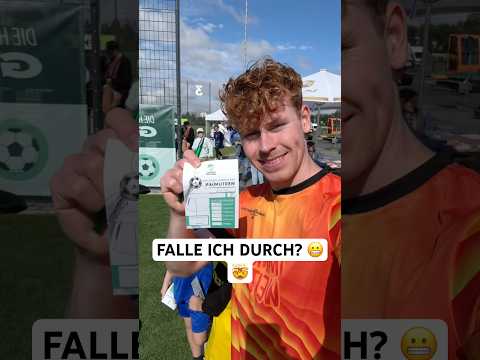 Will I pass the FOOTBALL BADGE? 🏅⚽️🤔 #jannikfreestyle