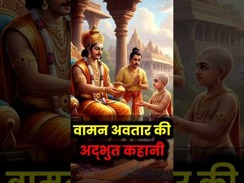 वामन अवतार – जब भगवान विष्णु ने तीन पग में जीत लिया सब कुछ 👣 | Mysterious Kahani #shorts