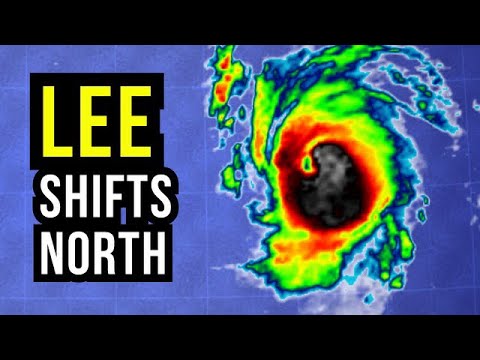 Hurricane Lee shifts north as it approaches Land…