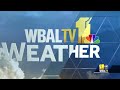 Wintry showers and windy for Monday(WBAL) - 02:03 min - News - Video
