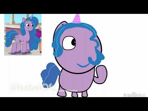 Speed Paint! 💜 (Izzy Moonbow! (´∩。• ᵕ •。∩`)💜 || Ibis Paint