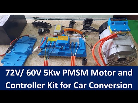 5Kw 72v pmsm motor and controller kit | car conversion kit | 5kw pmsm motor and controller |