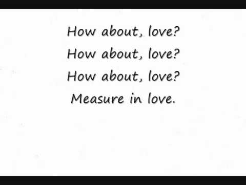 Seasons of Love lyrics