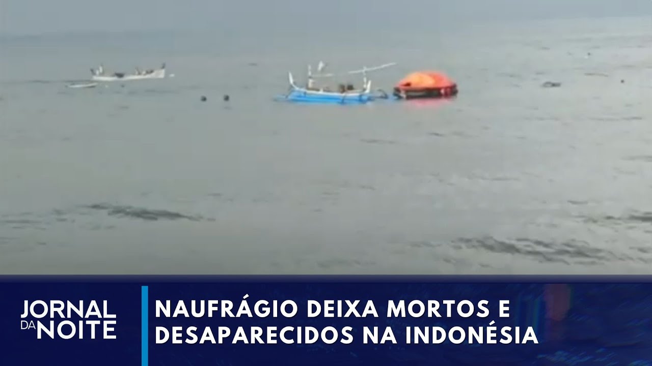 Naufrágio deixa mortos e desaparecidos na Indonésia