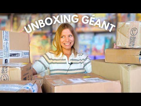 Mon plus grand unboxing de jeux de société !
