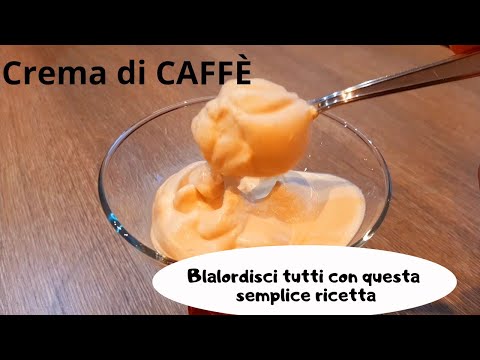 Crema O Spuma di CAFFÈ FATTA IN CASA -RICETTA SEMPLI E VELOCE