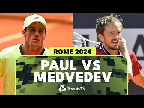 Tommy Paul Dethrones Defending Champ Medvedev! | Rome 2024 Highlights