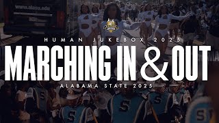 Southern University Human Jukebox 2025 | Marching In & Out | Alabama State
