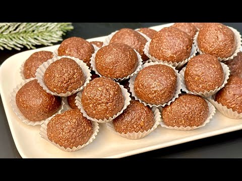 Ricetta 1 minuto! con 3 ingredienti! Delizie facili e veloci,Senza cottura e si scioglie in bocca🎄