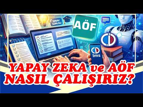 AÖF Sınavlarına Yapay Zekâ ile Nasıl Çalışılır? | NotebookLM ile PDF’ten Özet ve Video