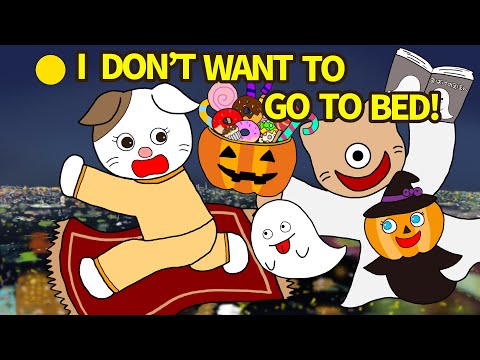 Happy Halloween! I Don’t Want to Go to Bed | A Picture Book Anime Adventure.