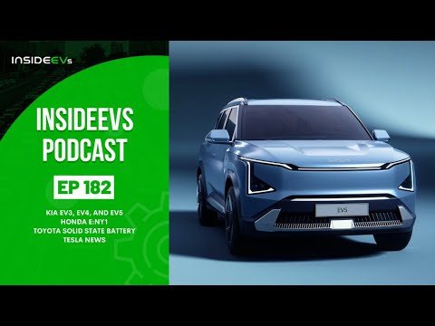 InsideEVs Podcast #182: Kia EV3, EV4, and EV5, Honda e:Ny1, Toyota Solid State Battery, Tesla News