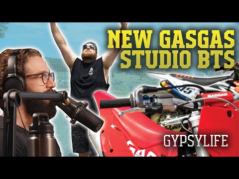 GYPSYLIFE - First ride on the Gas Gas 450 - Studio BTS