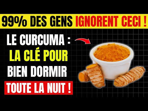 Impossible de Dormir ? Le CURCUMA Utilisé de Cette Façon Transforme Votre Sommeil en 3 Nuits !