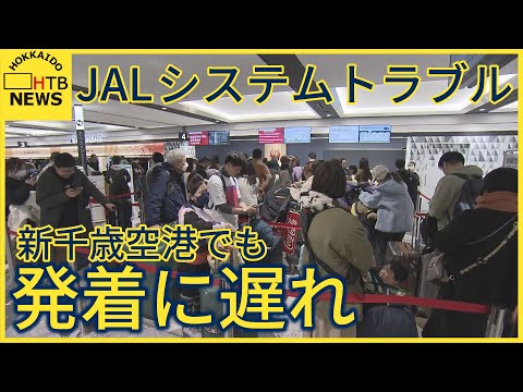 日本航空がサイバー攻撃受けシステムトラブル　新千歳空港の発着便にも影響　午後２時ごろに復旧