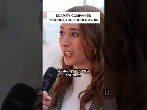 Scammy Companies in Korea You Should Avoid #shorts