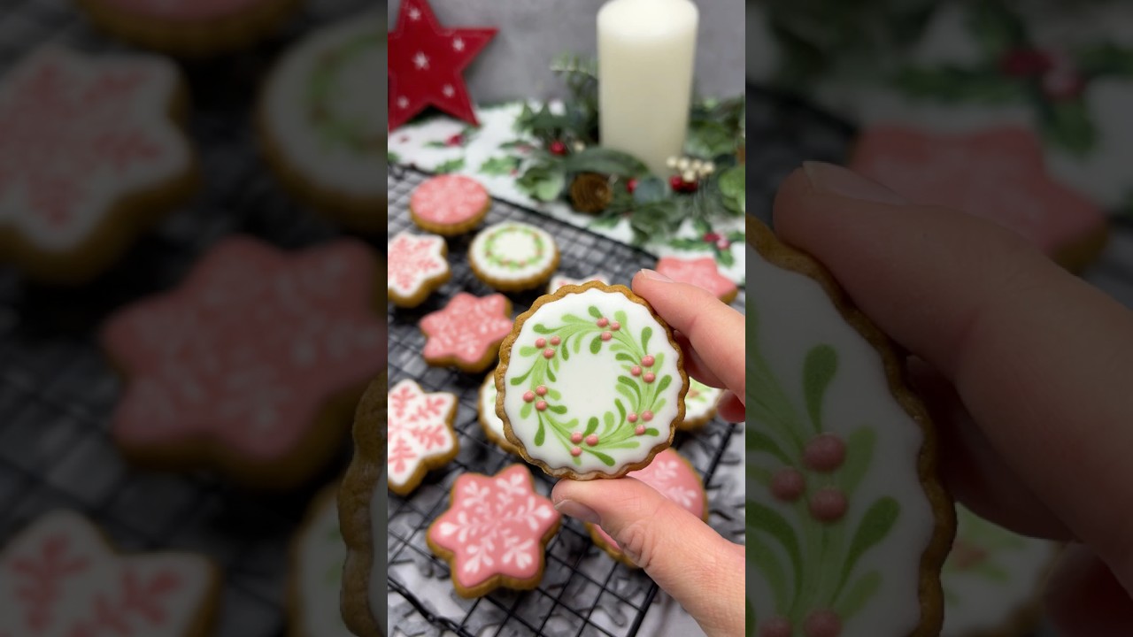 Ozdobte si s námi perníčky, ukážeme vám jednoduchou sněhovou vločku i vánoční věnec