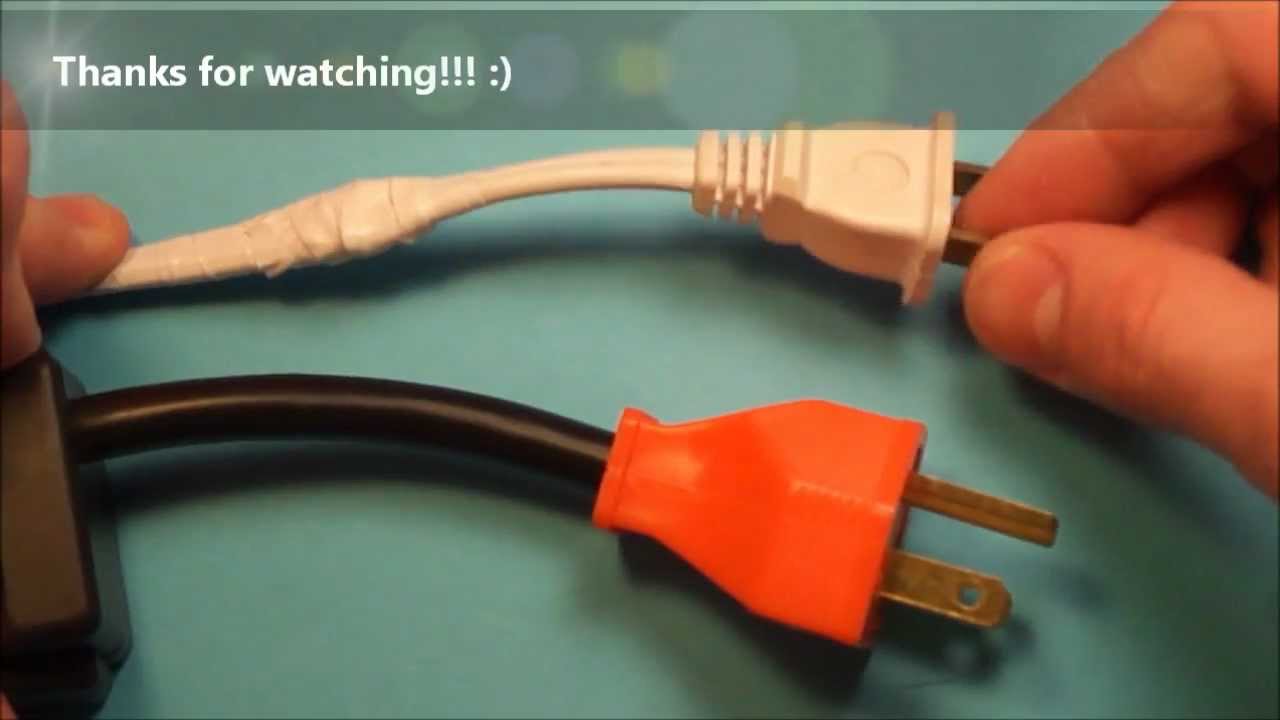 How to Fix a Broken Electrical Cord / Wire - YouTube wiring diagram for 1 lamp 2 switches 