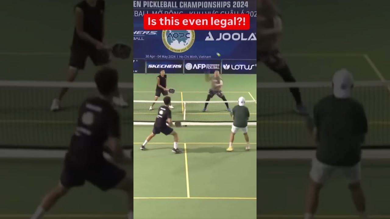 Legal or illegal? What do you think? 🤔 #pickleball #shorts