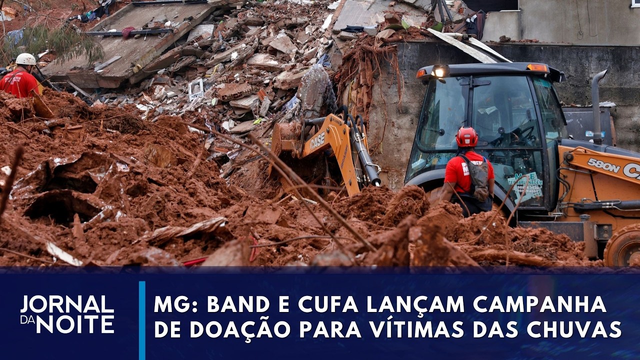 Band e CUFA lançam campanha de doação para vítimas das chuvas em MG