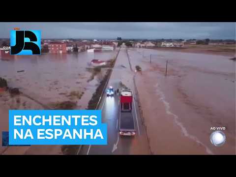 Inundações causam estragos e deixam ao menos <strong>um</strong> morto na Espanha