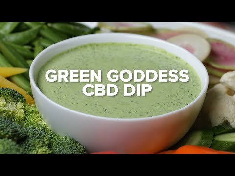 Green Goddess CBD Dip ? Tasty Recipes