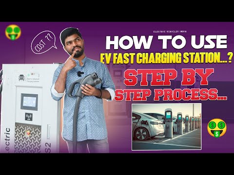 How to Use EV Fast Charging Station..? | Step By Step Process Explained | Electric Vehicles India