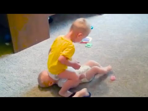 Cute TWIN Babies Fighting over Things - Funny twins 2020