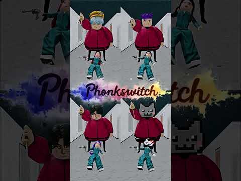 Roblox Nyan Cat x Saja Boys troll Kpop Demon Hunters Squid Game Mode #rumi #collage #thanos