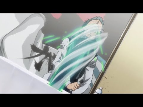 Leorio sucker punches Ging