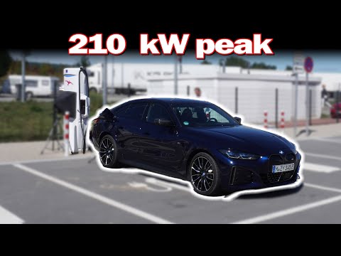 BMW i4 M50 - Charging at Ionity - comparing to Ioniq 5