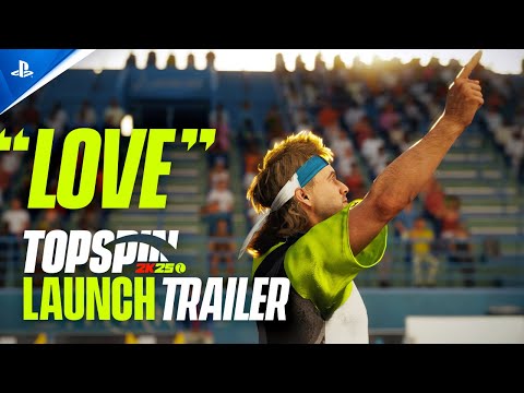TopSpin 2K25 - Launch Trailer | PS5 & PS4 Games