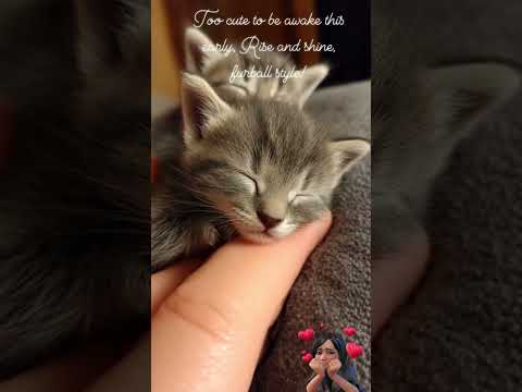 Rise and shine, furball style #shorts #catreels #music #song #cat #catworld #kittytv #catmusic