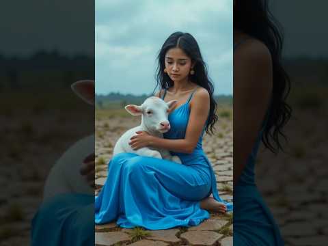 “Hope Restored: The Big White Cow and Calf Stand Strong Together” #shorts