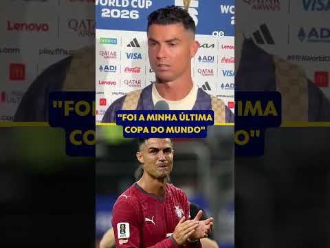 CR7: "FOI MINHA ÚLTIMA COPA DO MUNDO" | #shorts | Copa do Mundo 2026 | ge.globo