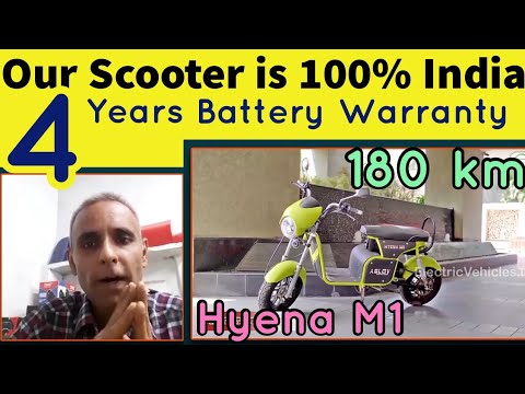 Hyena M1 Electric Scooter | CEO Interview - 100% India