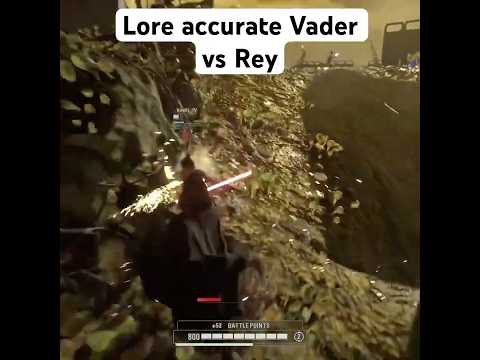 If Rey dueled Darth Vader 😂#battlefront3 #2025 #shorts