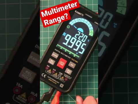 Range Demonstration on a Multimeter