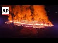 Lava from Iceland volcano eruption reaches the town of Grindavik