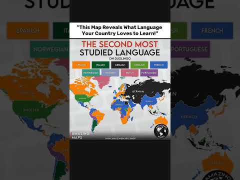 Did you know the 2nd most studied language onDuolingo changes from country to country?#LanguageGoals