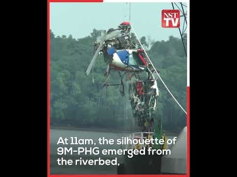 Final ascent: Police chopper wreckage retrieved a week after crash