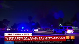 Suspect shot, killed by police during response in Glendale