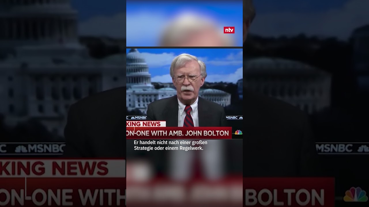 Wer ist John Bolton und was hat er Donald Trump getan? | ntv